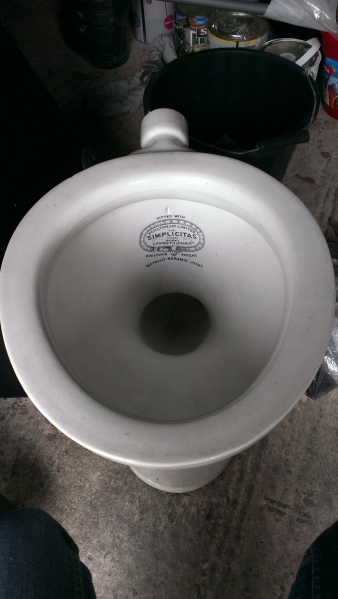New old Edwardian toilet